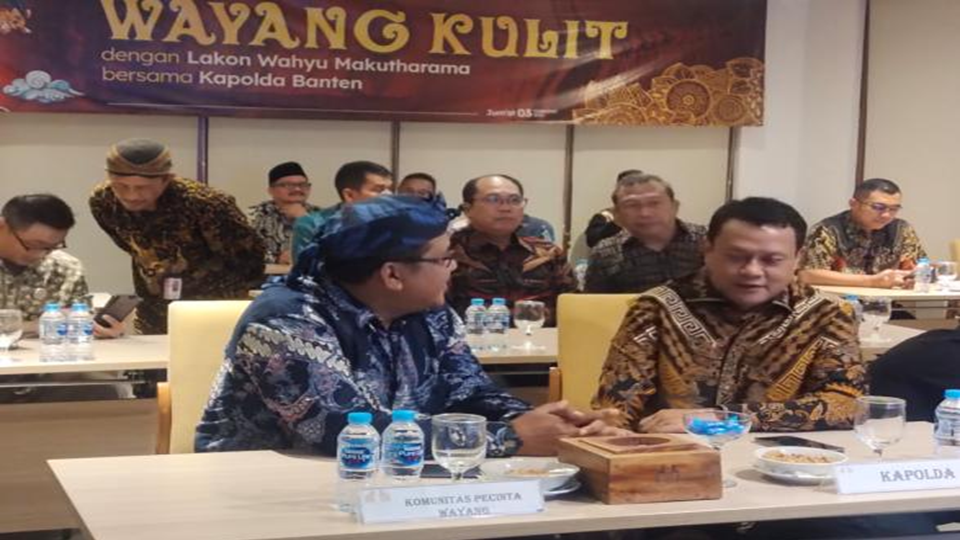 Menghadiri undangan Kapolda Banten