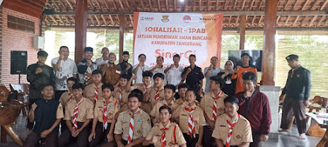 MENGIKUTI SOSIALISASI SATUAN PENDIDIKAN AMAN BENCANA KABUPATEN TANGERANG