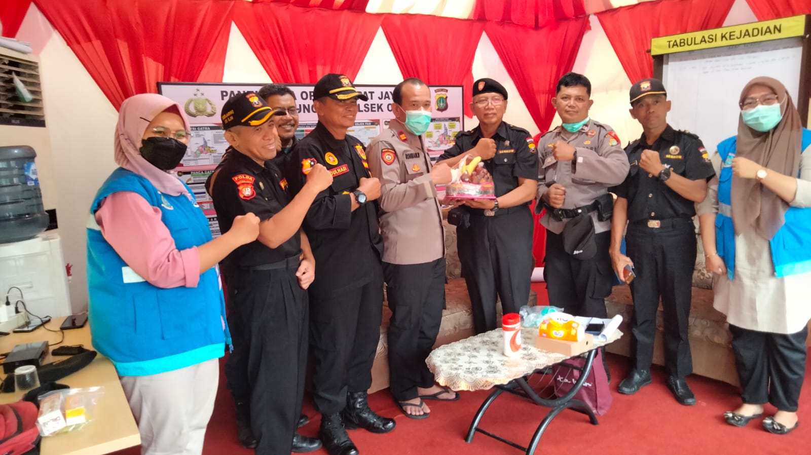 Kunjungan Jajaran Pengurus Senkom Provinsi Banten di POSPAM Cisauk