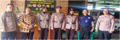 KUNJUNGAN ANGGOTA BINMAS POLRES METRO TANGERANG KOTA