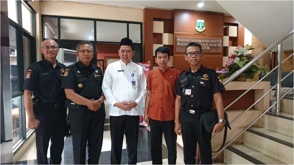 AUDIENSI DENGAN KESBANGPOL PROVINSI BANTEN