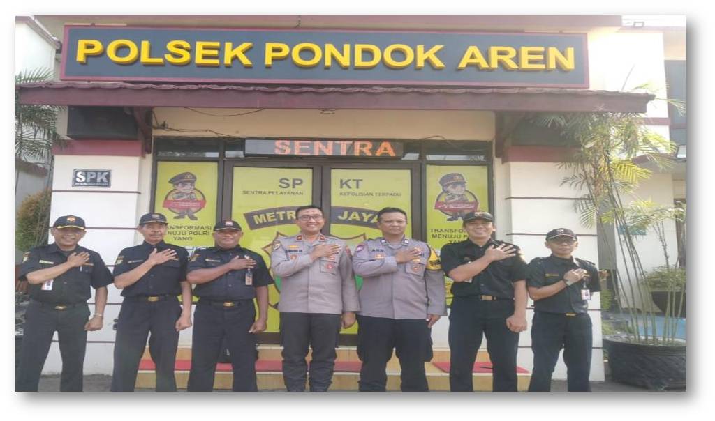 AUDIENSI DENGAN KAPOLSEK PONDOK AREN