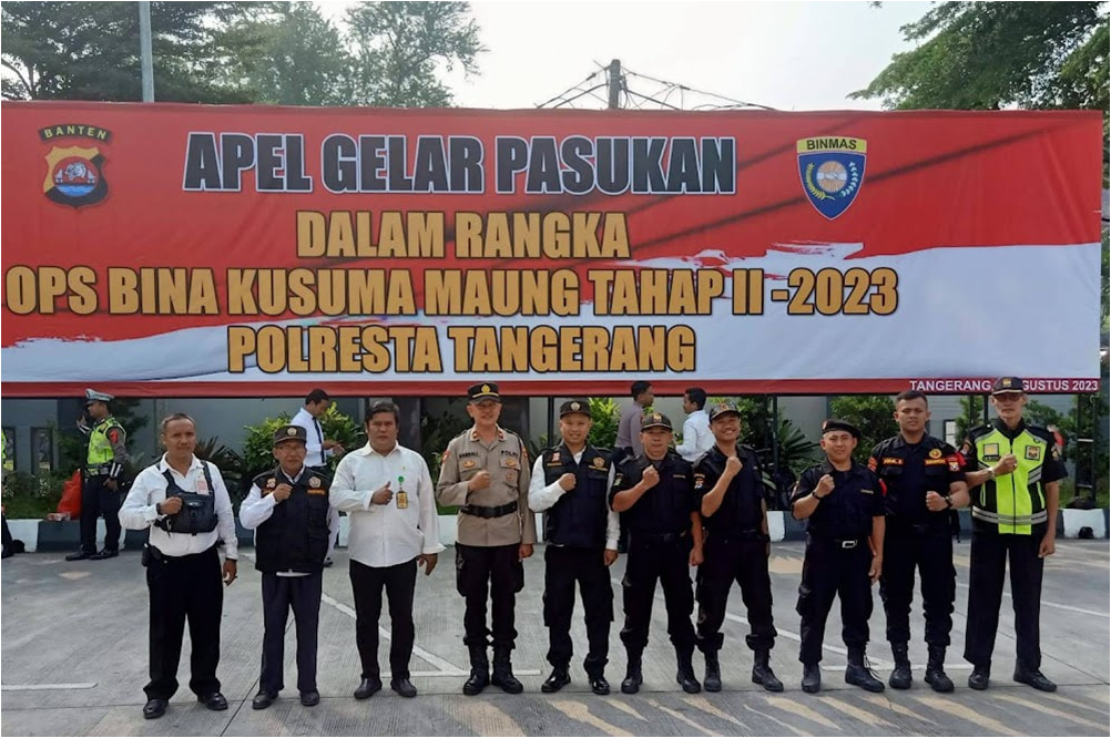 MENGHADIRI UNDANGAN GIAT APEL GELAR PASUKAN OPS BINA KUSUMA MAUNG TAHAP II